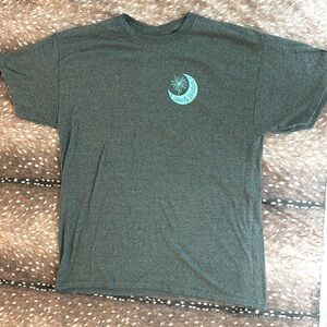 Gray and teal sweetly southern tee